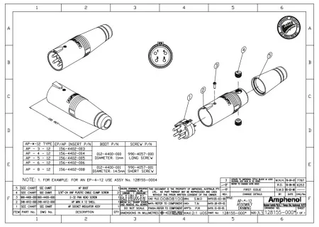 Купить AMPHENOL AP-6-12 по выгодной цене в Москве