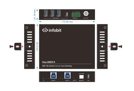 Купить Infobit iTrans USB32-S по выгодной цене в Москве