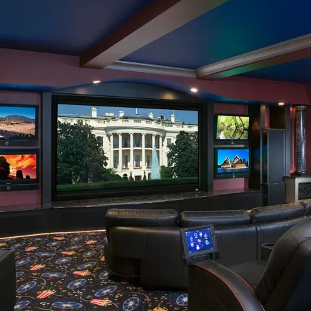 Купить Draper Clarion HDTV (9:16) 338/133" 165*295 XH600V (HDG) Vel-Tex по выгодной цене в Москве
