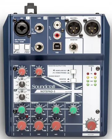 Купить Soundcraft Notepad-5 по выгодной цене в Москве