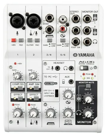 Купить YAMAHA AG06 по выгодной цене в Москве