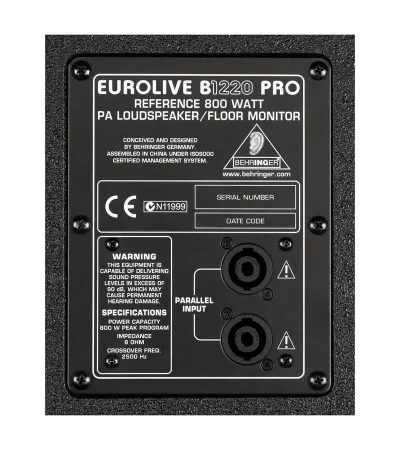 BEHRINGER B1220 PRO