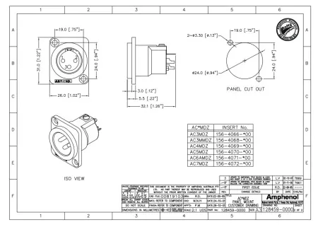 Купить AMPHENOL AC3MDZ по выгодной цене в Москве