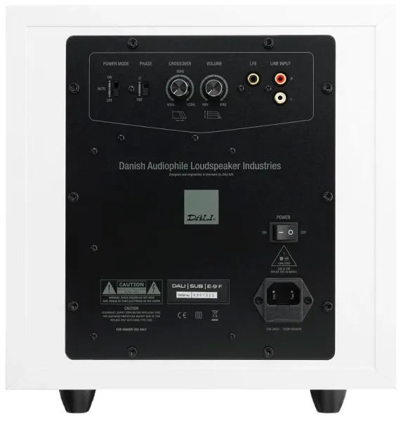 DALI SUB E-9 F WHITE SATIN