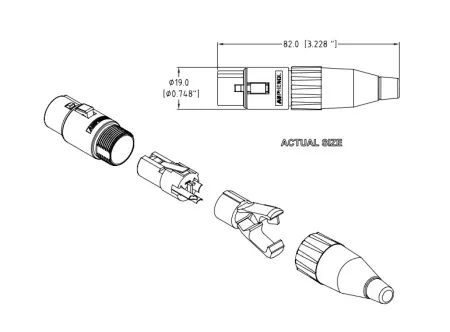 Купить AMPHENOL AC3FB по выгодной цене в Москве