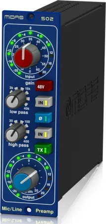 Купить MIDAS MICROPHONE PREAMPLIFIER 502 V2 по выгодной цене в Москве
