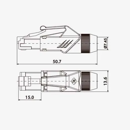 ROXTONE RJ45C5E-PH-YL