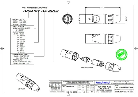 Купить AMPHENOL AX5M по выгодной цене в Москве