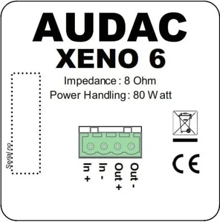 Купить AUDAC XENO6/W по выгодной цене в Москве