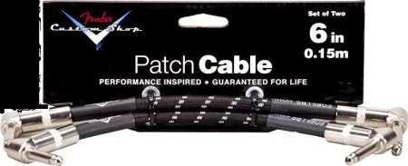 Купить FENDER 6` CABLE BLK 2 PACK по выгодной цене в Москве