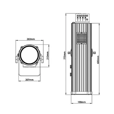 Купить JEG 1543 LED FOLLOW SPOT 350 по выгодной цене в Москве