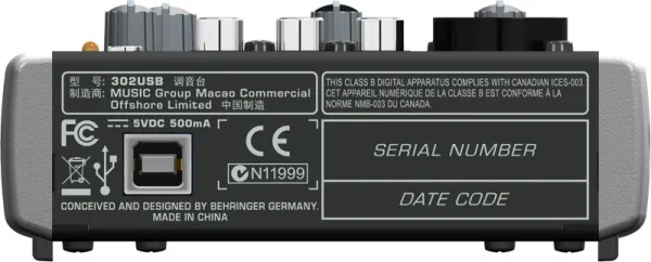 BEHRINGER 302USB