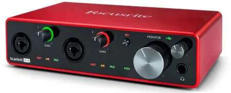 Купить FOCUSRITE Scarlett 4i4 3rd Gen по выгодной цене в Москве
