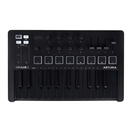 Купить Arturia MiniLAB 3 Deep Black по выгодной цене в Москве