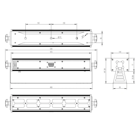 Купить Dialighting Led bar 36x4 по выгодной цене в Москве