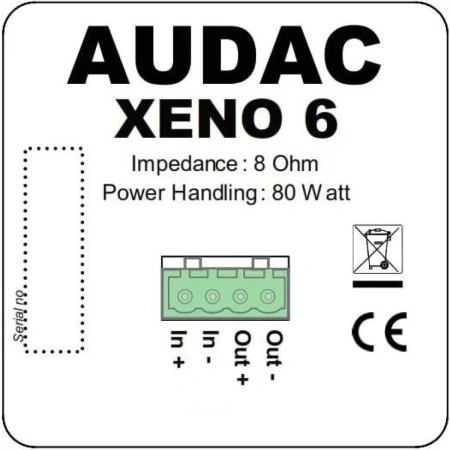 Купить AUDAC XENO6/B по выгодной цене в Москве