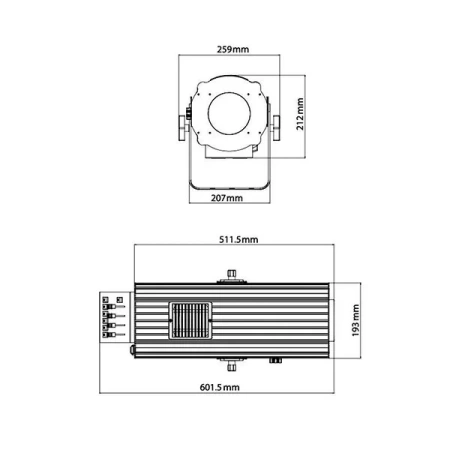 Купить JEG 1540 LED FOLLOW SPOT 350 по выгодной цене в Москве